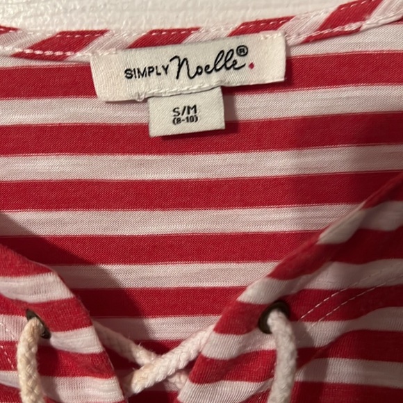Striped Simply Noelle dress - Red and White Size XS - Picture 2 of 5